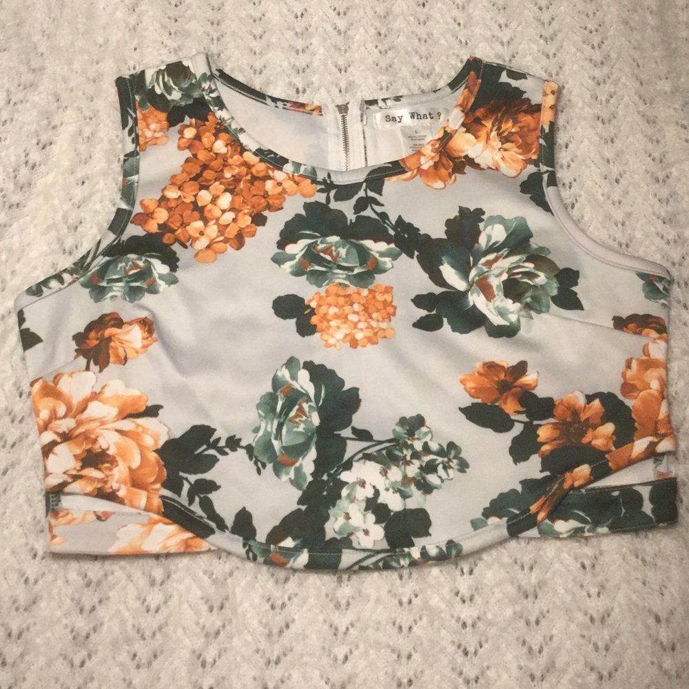 Floral Crop Top